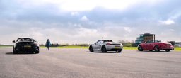 Bmw Z4 M40I Vs Porsche Boxster Gts Vs Audi Tt-S Drag Yarışı