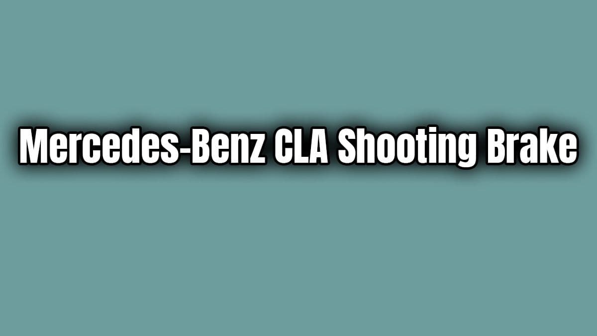 2020 Mercedes-Benz Cla Shooting Brake 200D 