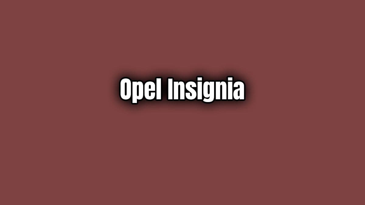2020 Opel Insignia Ortaya Çıktı