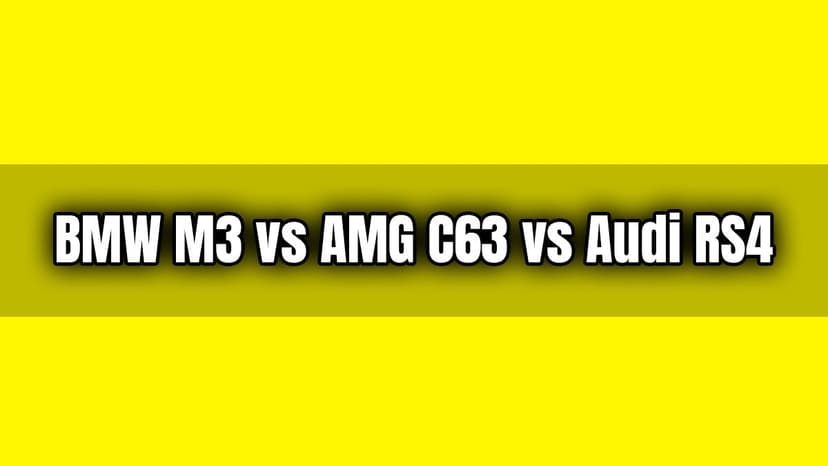 Bmw M3 Vs Amg C63 Vs Audi Rs4 Drag Yarış