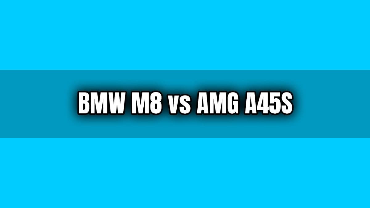 Bmw M8 Vs Amg A45S Drag Yarışı Hangisi Geçer?