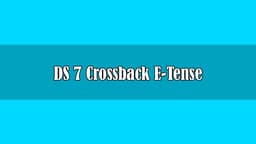Ds 7 Crossback E-Tense Satışa Sunuldu Fiyatı ve Özellikleri