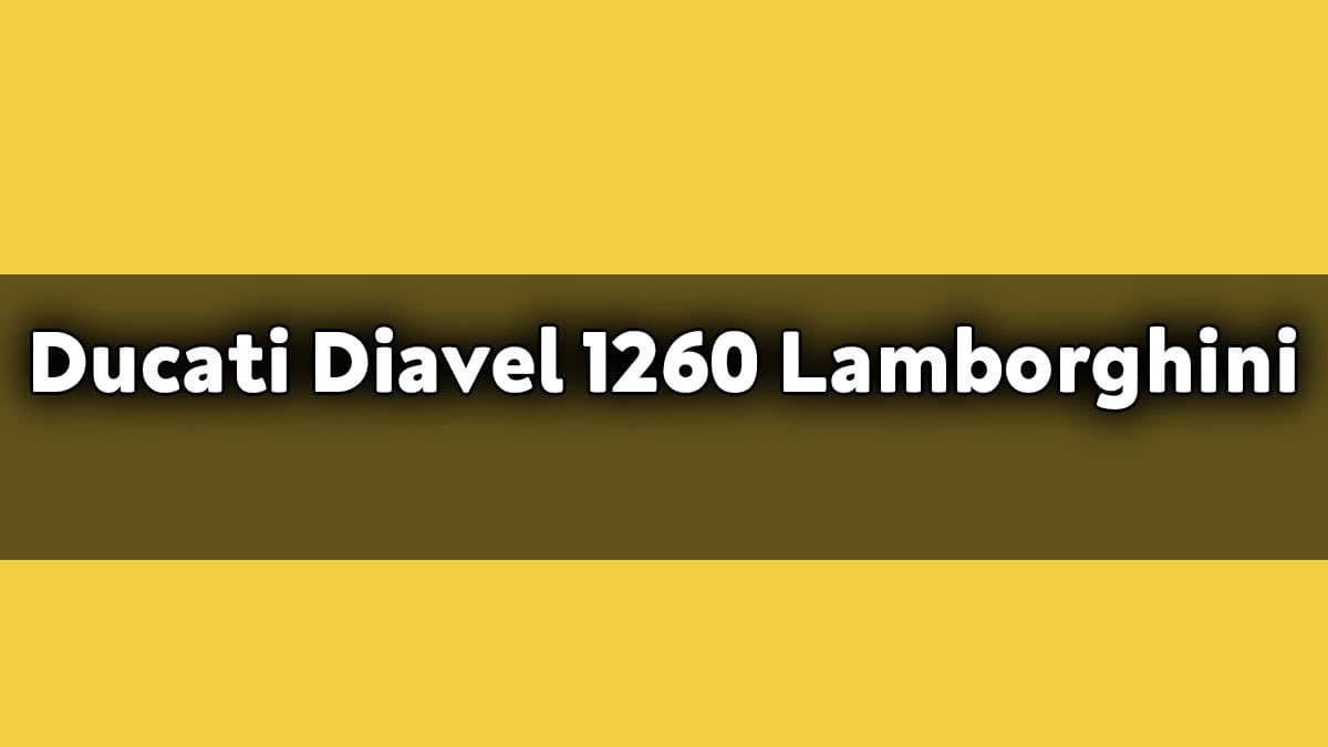 Ducati Diavel 1260 Lamborghini: Lamborghini’den Esinlendi