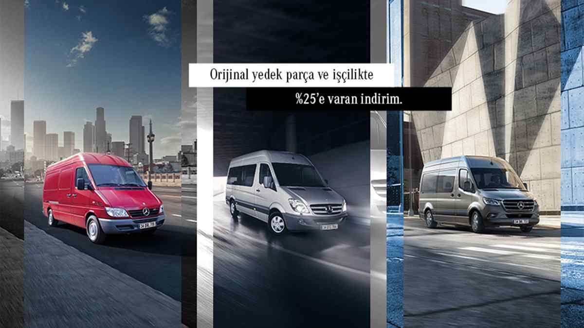 Mercedes-Benz Hafif Ticarilere Özel Servis Kampanyası