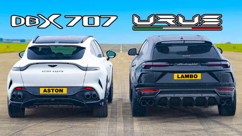 Aston Martin Dbx 707 ve Lamborghini Urus Drag Yarışı