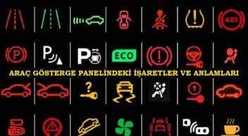 Araba Arıza Lambaları: Gösterge Paneli İşaretlerinin Anlamları