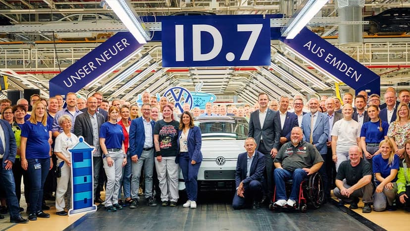 Volkswagen Id.7'Nin Üretimi Başladı!
