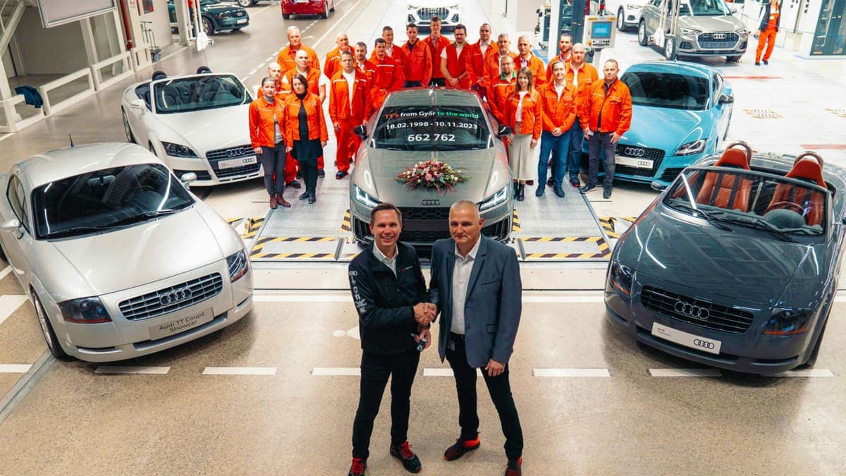 Audi Tt’nin 25 Yıllık Üretimi Sonlandı: Toplamda 662 Bin 762 Adet Üretildi