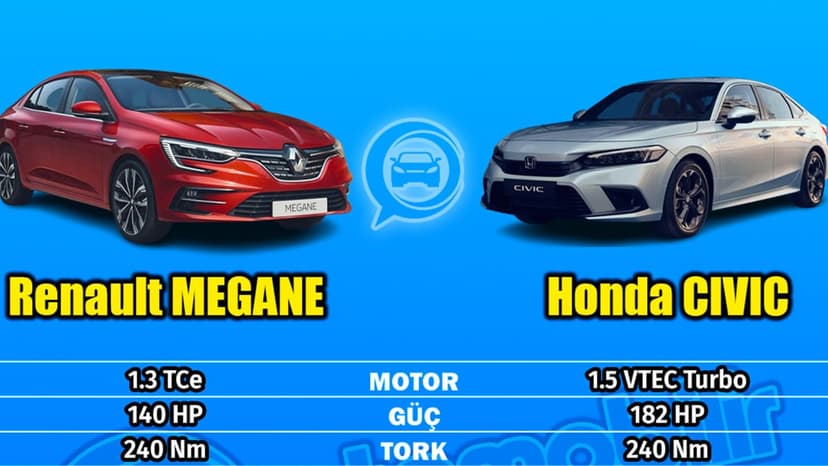 Renault Megane Vs Honda Civic Karşılaştırması: Megane 1.3 Tce Vs Civic 1.5 Vtec Turbo