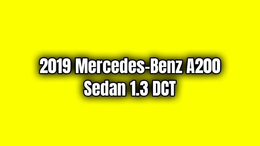 2019 Mercedes-Benz A200 Sedan