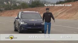 2019 Tesla Model X Çarpışma Testi