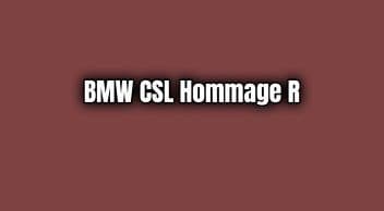 Supercar Blondie Bmw Csl Hommage R