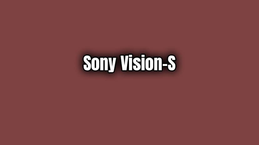 Konsept Otomobil Sony Vision-S Özellikleri