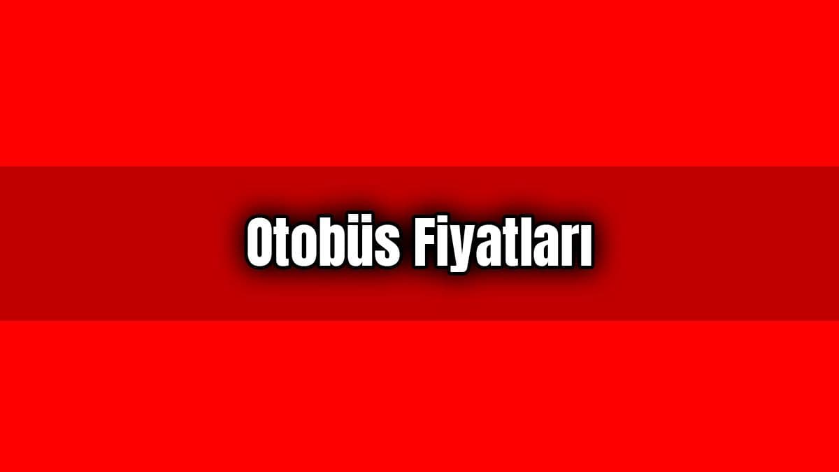 Otobüs Fiyatlarına Yüzde 30 İndirim Geliyor
