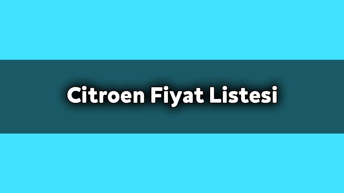 Citroen Kasım 2020 Kampanyalı Fiyat Listesi