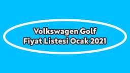 Volkswagen Golf Fiyat Listesi, Güncel Sıfır Golf Fiyatları