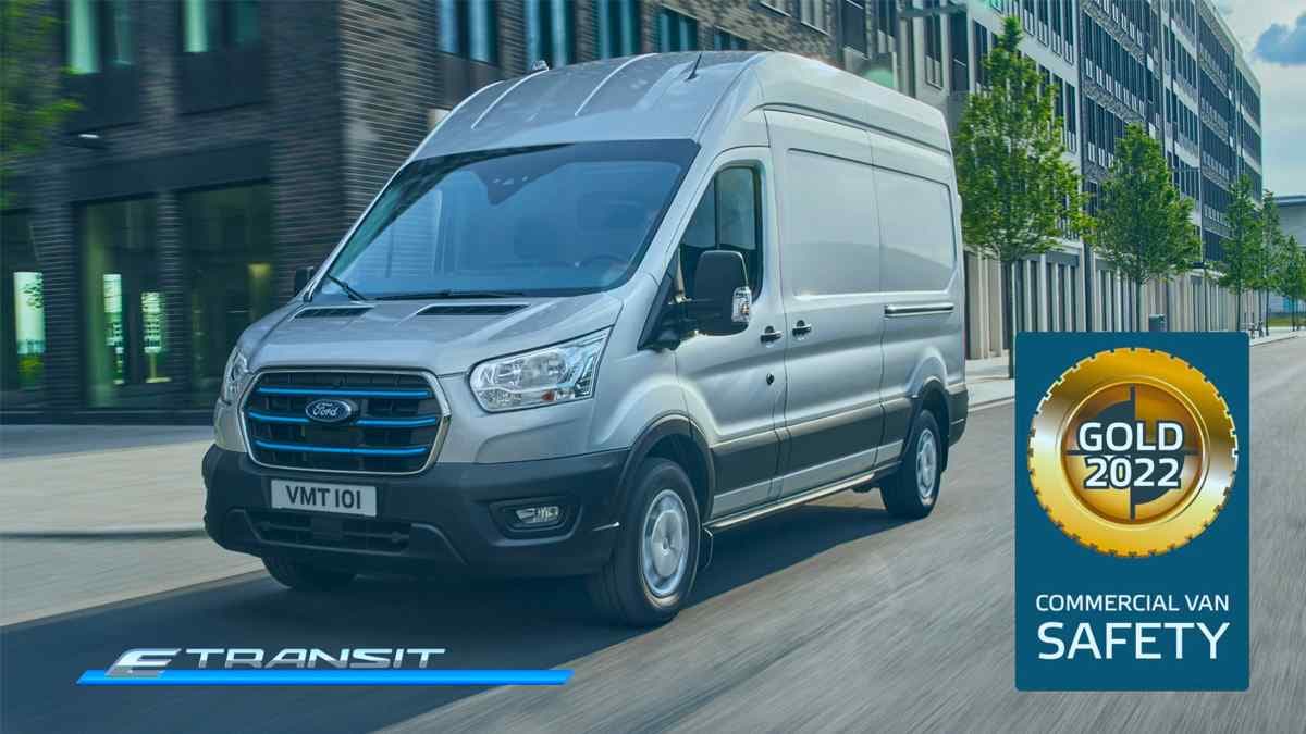 Türkiye’de Üretilen Elektrikli Ford E-Transit’e Euro Ncap’ten Altın Ödül