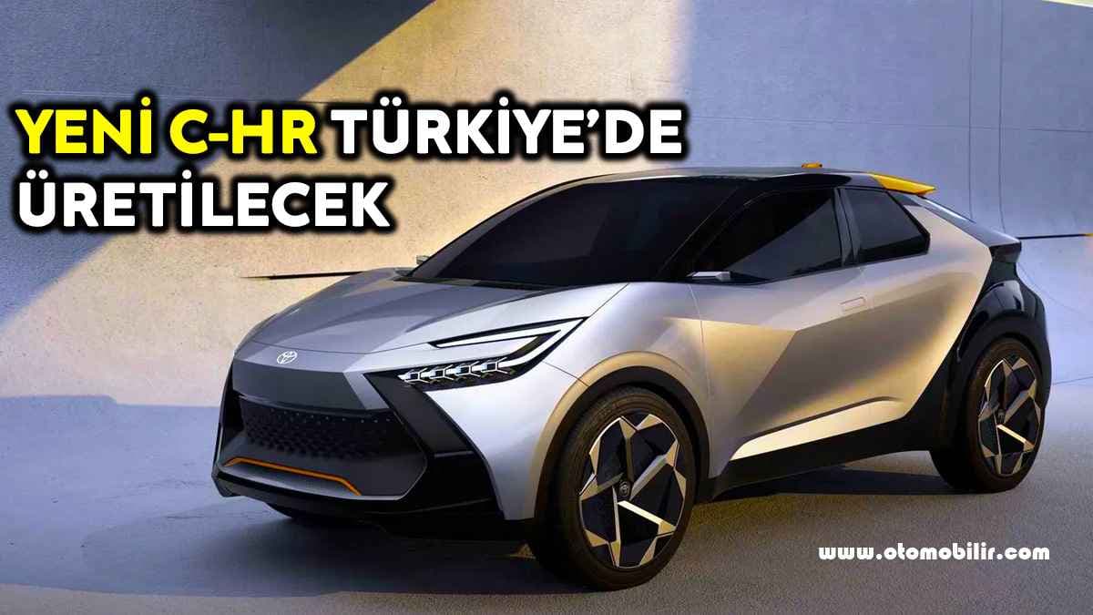 Şarj Edilebilir Toyota C-Hr, Dünya’da İlk Kez Türkiye’de Üretilecek
