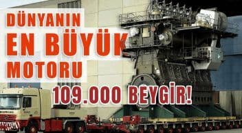 109 Bin Beygir Gücündeki Dünyanın En Büyük Motoru
