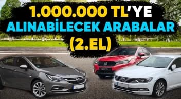 Video: 1 Milyon Tl’ye Alınabilecek 2. El Arabalar