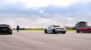 Bmw Z4 M40I Vs Porsche Boxster Gts Vs Audi Tt-S Drag Yarışı