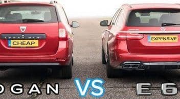 Mercedes-Amg E63 S Vs Dacia Logan Drag Yarışı