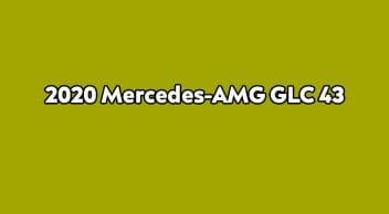 2020 Mercedes-Amg Glc 43 Özellikleri Açıklandı