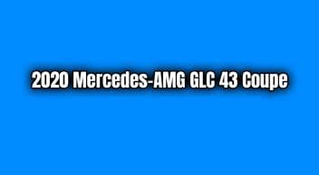 2020 Mercedes-Amg Glc 43 Coupe Özellikleri