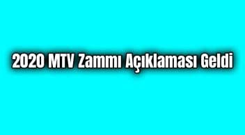 2020 Mtv Zammı Açıklaması Geldi: Araç Sahiplerine Kötü Haber