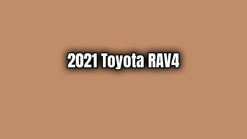 2021 Toyota Rav4