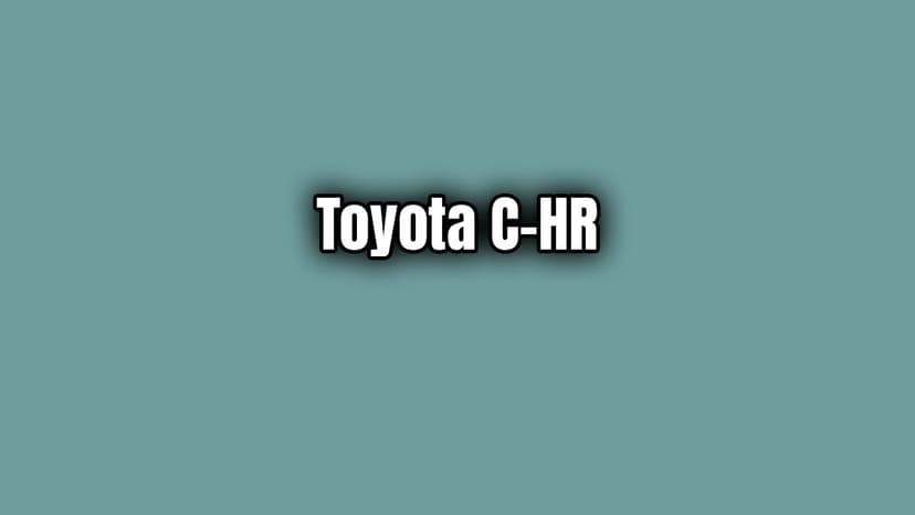 2020 Toyota C-Hr Fiyatı ve Özellikleri Açıklandı