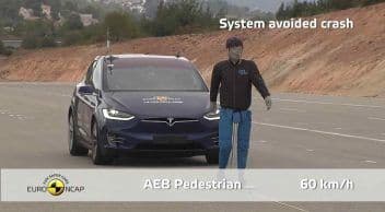 2019 Tesla Model X Çarpışma Testi