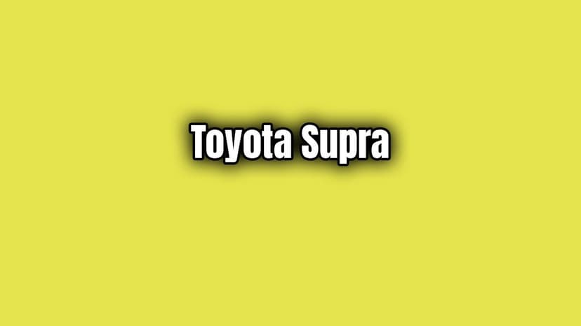 2021 Toyota Supra'nın Teknik Özellikleri