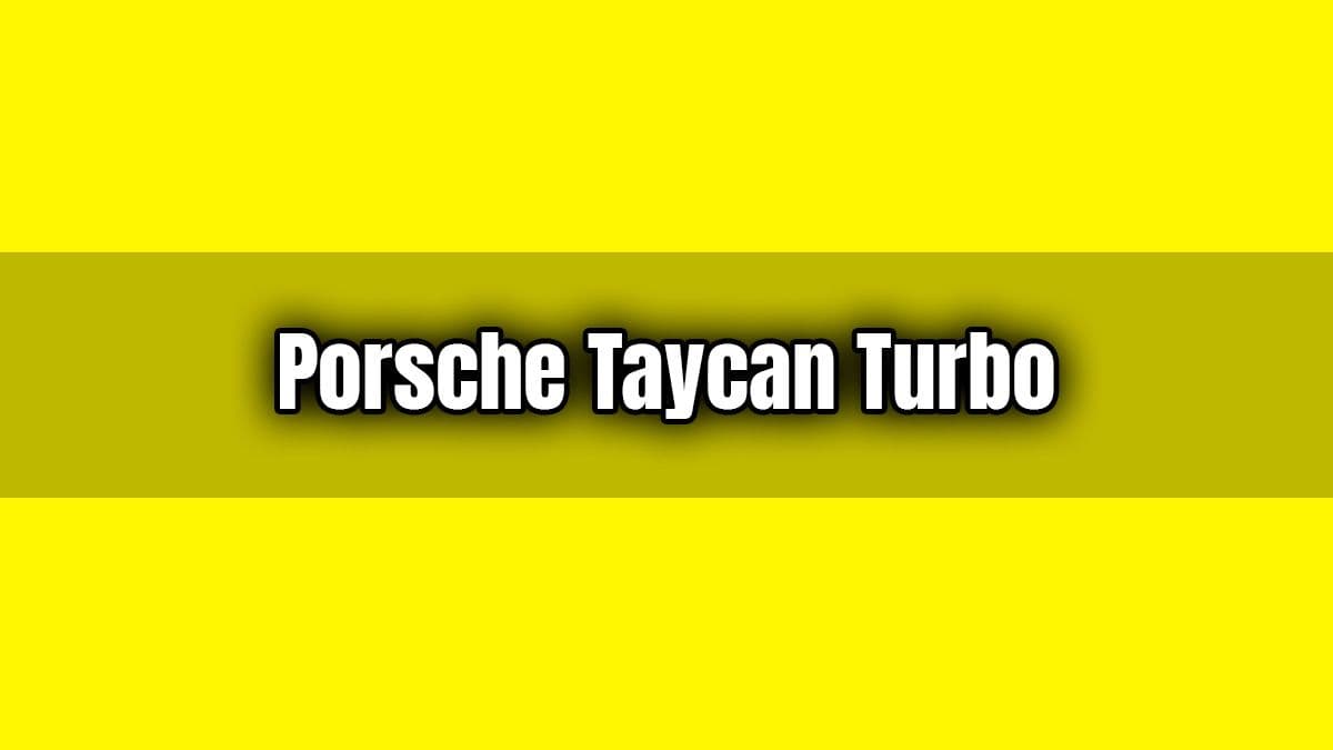 Porsche Taycan Turbo 2020