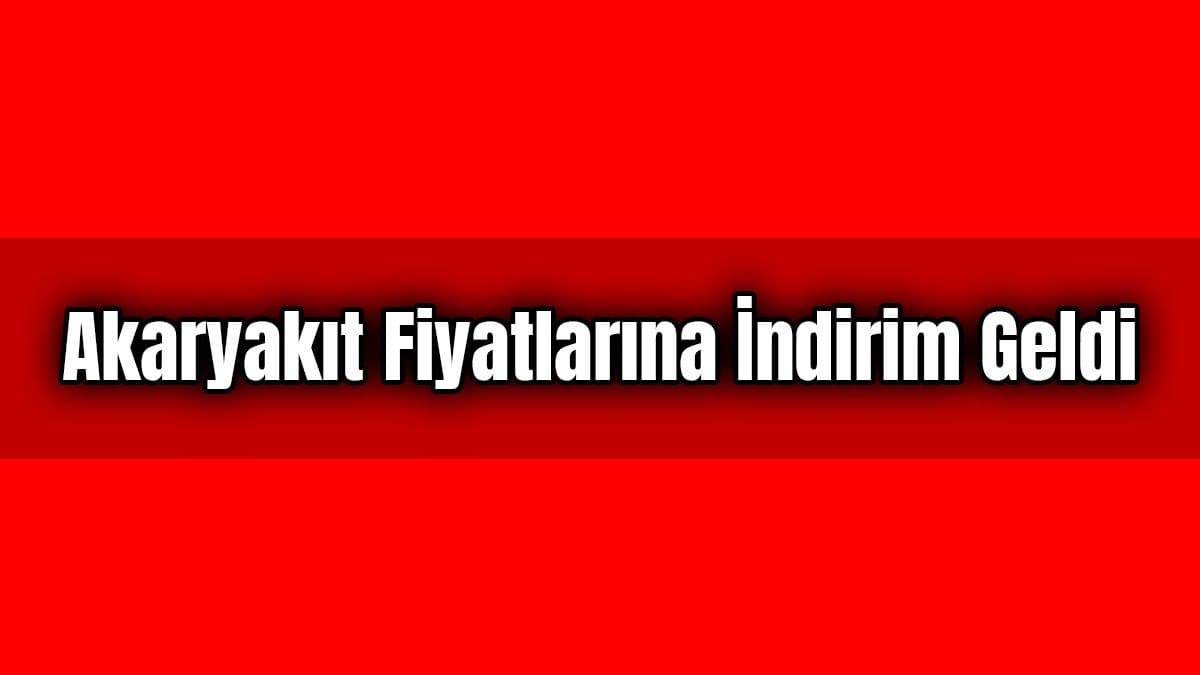 Epdk Uyardı: Akaryakıt Fiyatlarına İndirim Geldi