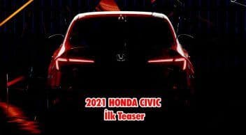 2021 Honda Civic İlk Resmi Teaser Paylaşıldı