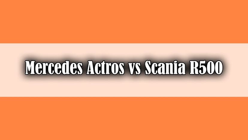 Mercedes Actros Vs Scania R500 Drag Yarışını Kim Kazanır