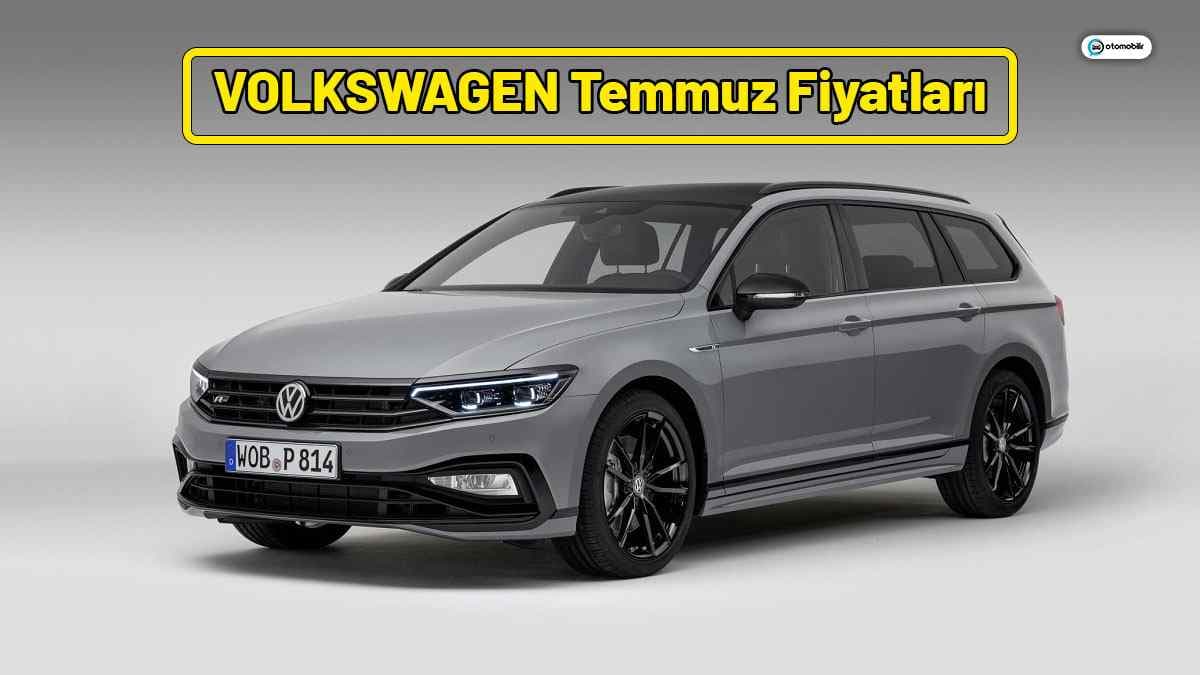 Volkswagen Temmuz 2021 Fiyat Listesi