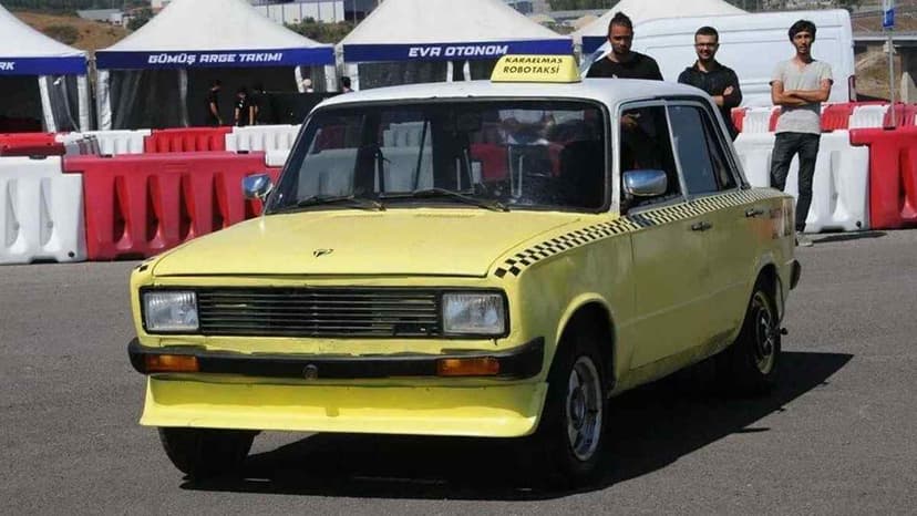 1989 Model Tofaş Serçe Sürücüsüz Taksiye Dönüştürüldü