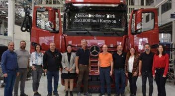 Aksaray Kamyon Fabrikasında 350 Bininci Kamyonunu Banttan İndirdi