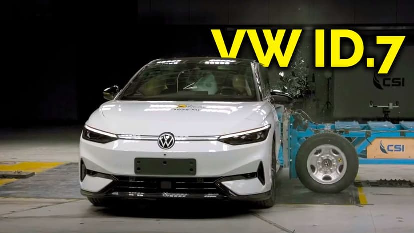 Yeni Vw Id.7'Nin Euro Ncap Çarpışma Testi Sonuçları Açıklandı