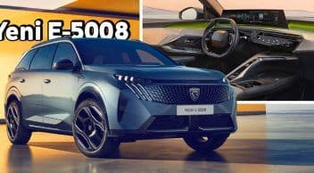 Tamamen Elektrikli 7 Koltuklu Yeni Peugeot 5008 Tanıtıldı