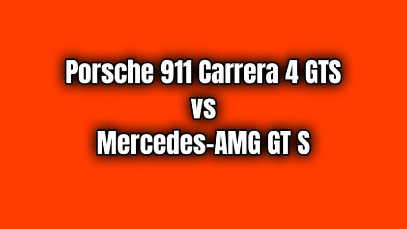 Porsche 911 Carrera 4 Gts Vs Mercedes-Amg Gt S