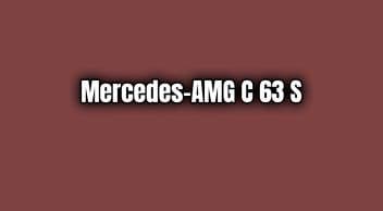 2019 Mercedes-Amg C 63 S Özellikleri