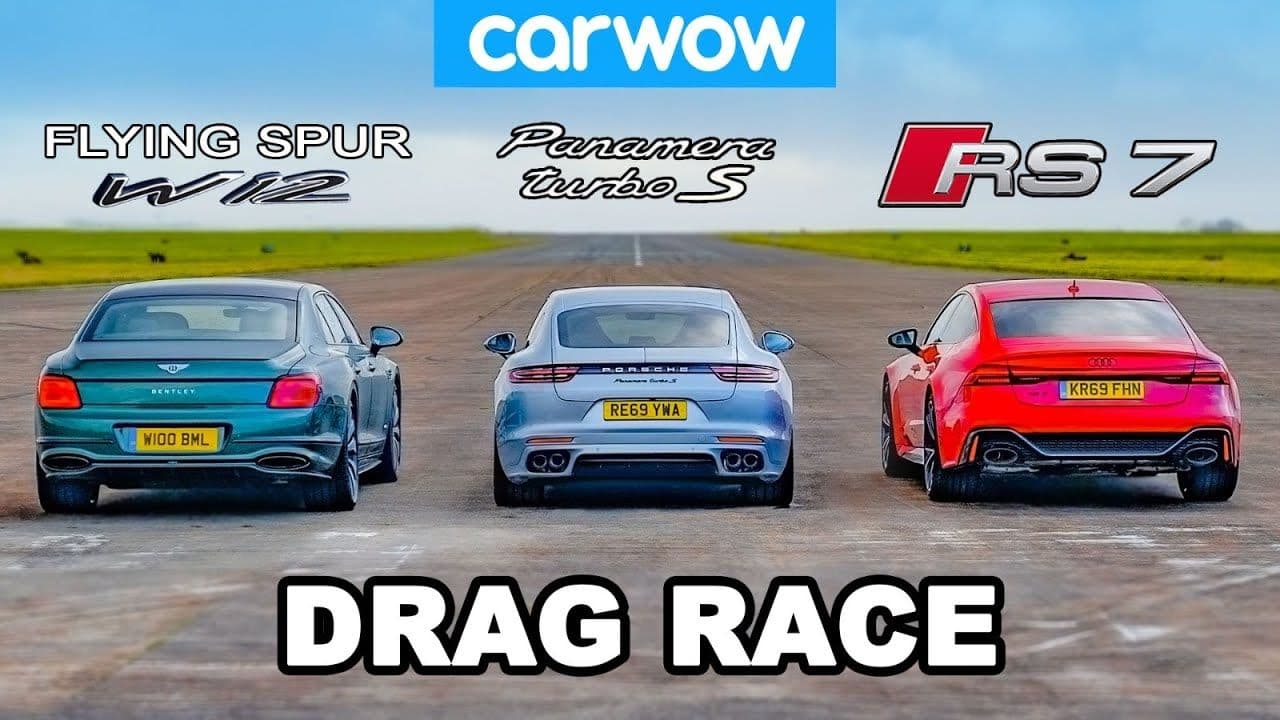 Bentley Vs Audi Vs Porsche Drag Yarışı