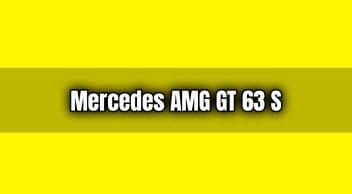 Mercedes Amg Gt 63 S