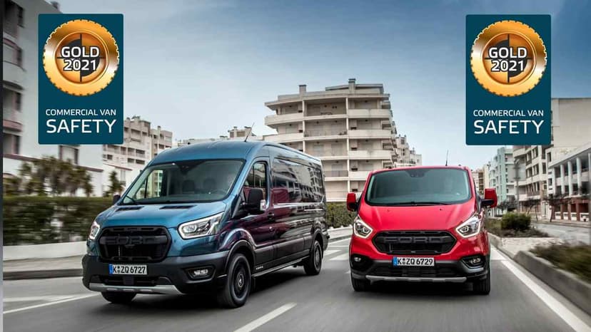 Ford Transit Custom’a Euro Ncap’den Altın Ödül