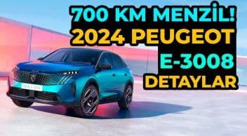 700 Km Menzilli Yeni Peugeot E-3008 Fastback Tasarımla Geliyor!