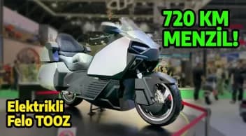720 Km Menzilli Motosiklet Tanıtıldı! Felo Tooz İncelemesi