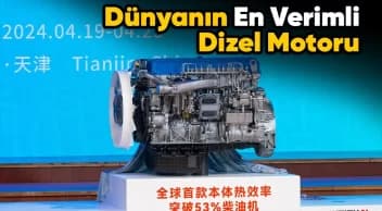 Dünyanın En Verimli Dizel Motoru Tanıtıldı!